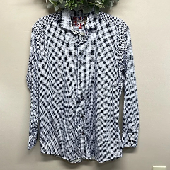 7 Downie St. Long Sleeve Contemporary Fit Button Up Sport Dress Shirts M (4) - Picture 1 of 15